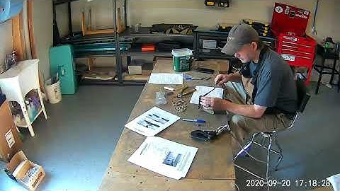 Riveting Aileron Brackets for a Vans RV-7 closeup view