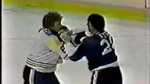 nick fotiu rangers at jim schonfeld sabres