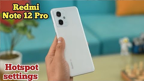 Hotspot Setting In Redmi Note 12 Pro, How To Set Hotspot Password In Redmi Note 12 Pro,