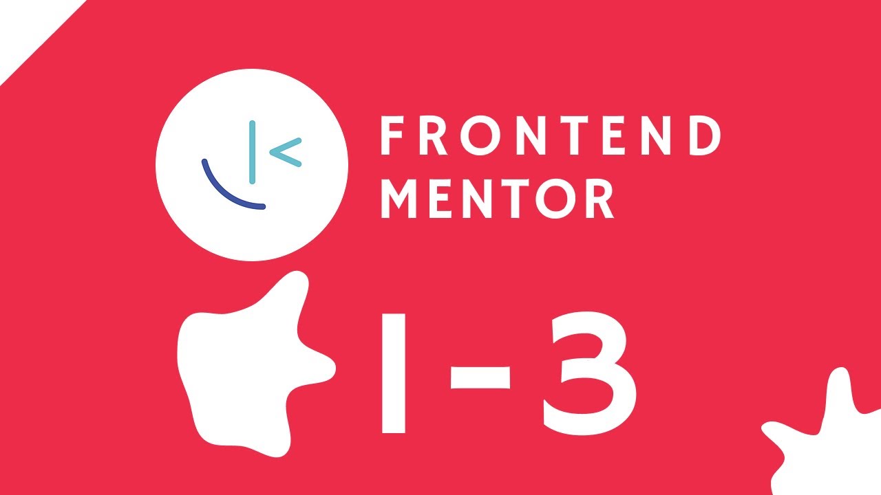 Frontend Mentor Projects | 1-3 - YouTube