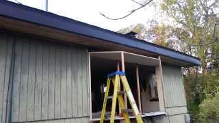 How to Install a Window – Build 8’ Bay Window for $500 – Part 27