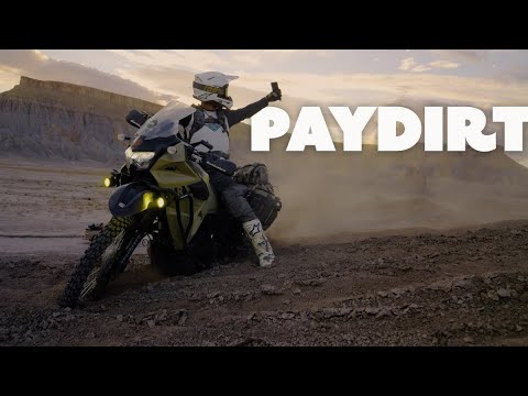 PAYDIRT - Moab on a Kawasaki KLR 650 #outbackmotortek #kawasakiklr650