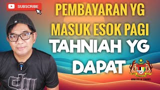 BANTUAN TAMBAHAN RM100 MULA DIBAYAR ESOK PAGI! TAHNIAH!