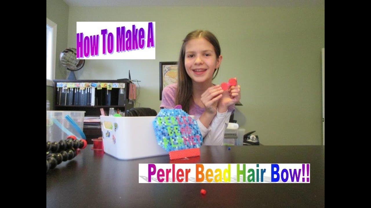 How To Make A Perler Bead Hair Bow YouTube