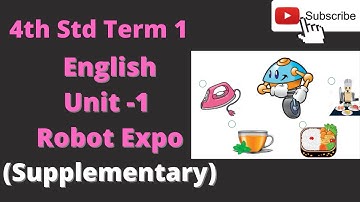 Robot Expo| 4th English| Answers for Exercises Page 92,93,94,95| Samacheer tamil