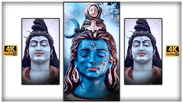 Mahadev New 4k Full Screen Status | Bholenath Lyrics Status | Mahakal Status | Lord Shiva Status |