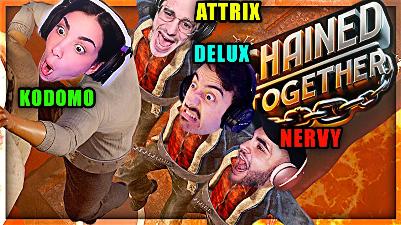 Stavo SOFFOCANDO dalle RISATE | Chained Together con @Attrix @oDeluxx @imneervy