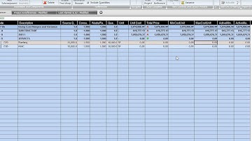 CP-L8-01 Using Cost Ranges and Variances in Vico Office Cost Planner.wmv