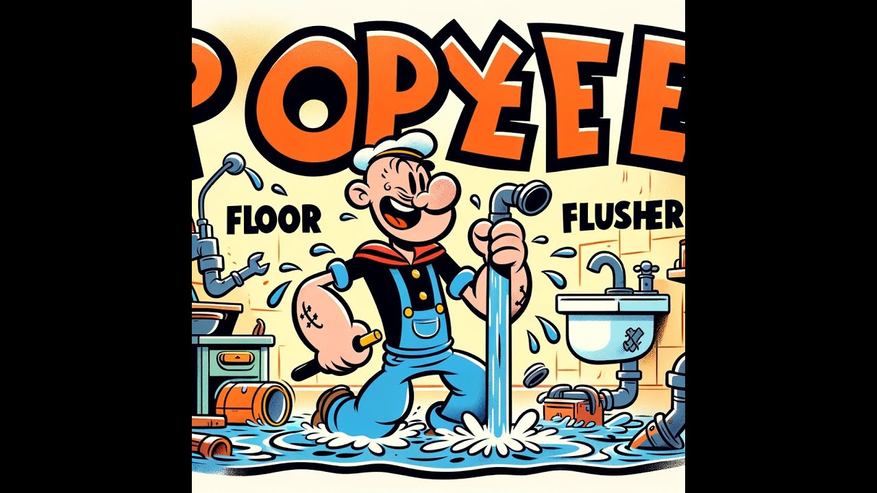 Popeye Washing Popeye - Floor Flusher | Full Episode | Classic Cartoon Comedy - YouTube