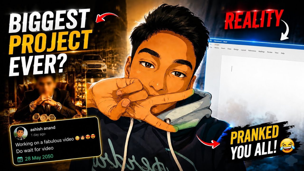The Biggest Project Was Actually A Prank! - YouTube