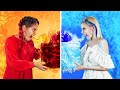 Hot vs Cold Challenge / Girl on Fire vs Icy Girl Birthday Party