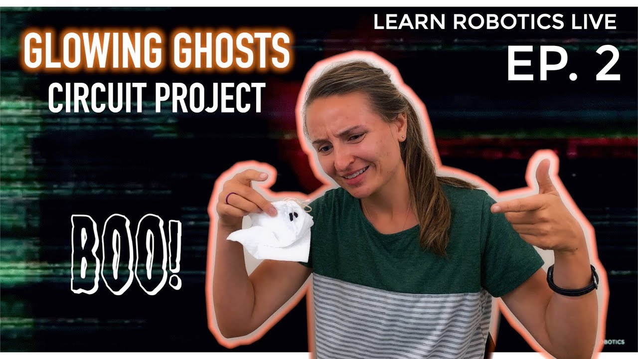 Halloween Robot Ghost Project using Simple Circuits!