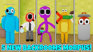 [10/22 UPDATE] How to get ALL 5 NEW BACKROOM MORPHS in BACKROOMS MORPHS! - Roblox