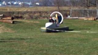 small kid in 4hp hover
