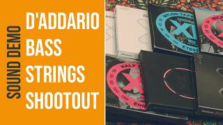 D''Addario Bass Strings Comparison