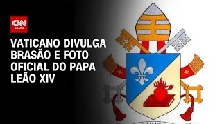 Vaticano divulga brasão, lema e assinatura do papa Leão XIV; veja | AGORA CNN