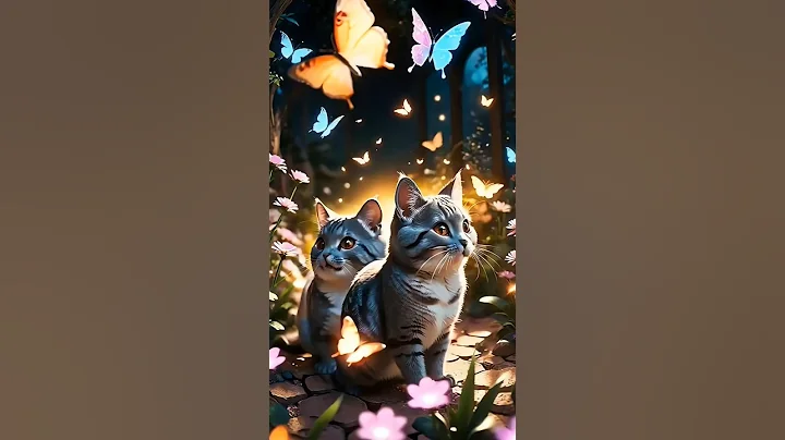 Video 11708301: cat chinchilla, cat garden, cat chasing