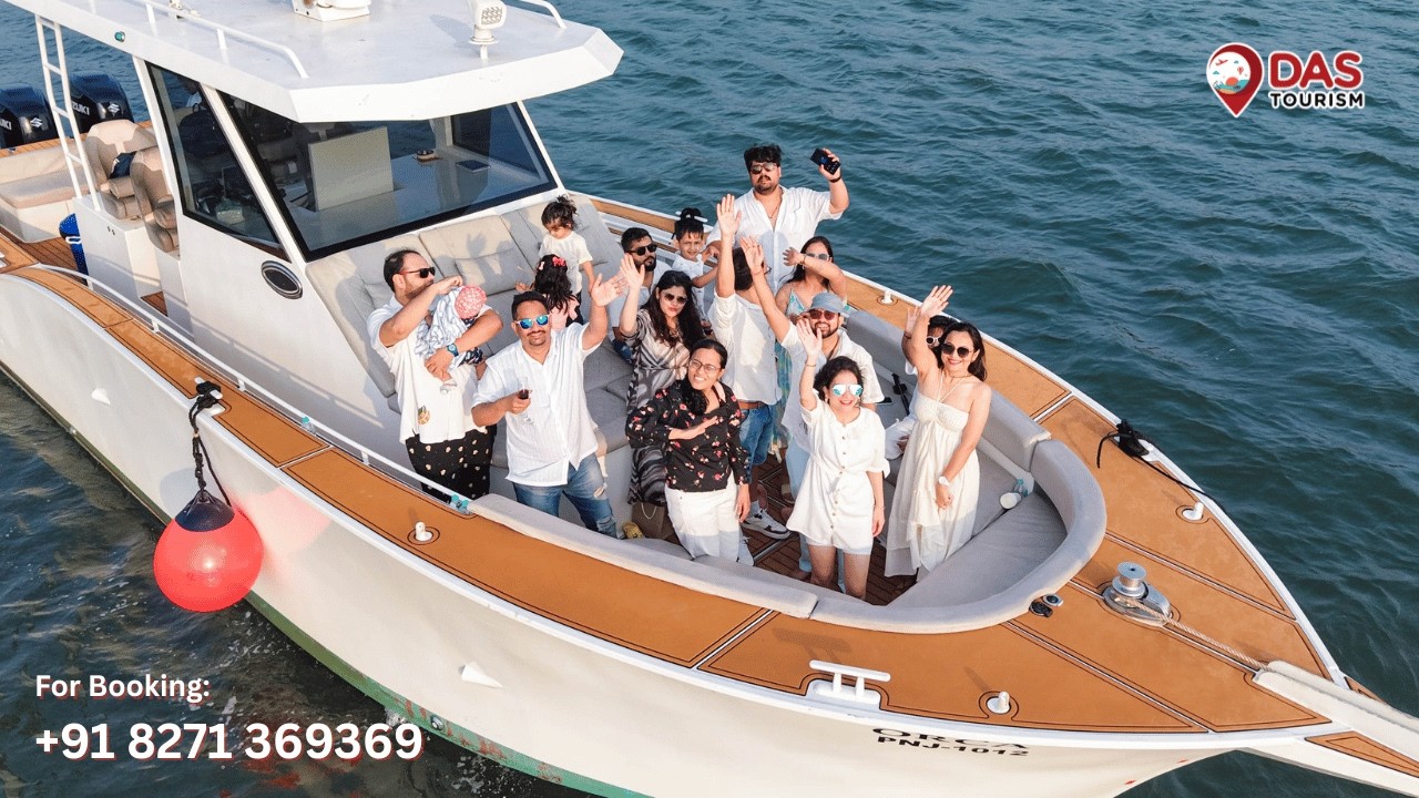 Luxury Private Orca Yacht in Goa 🚤 | Spacious Front Seating | Group Celebration | Das Tourism