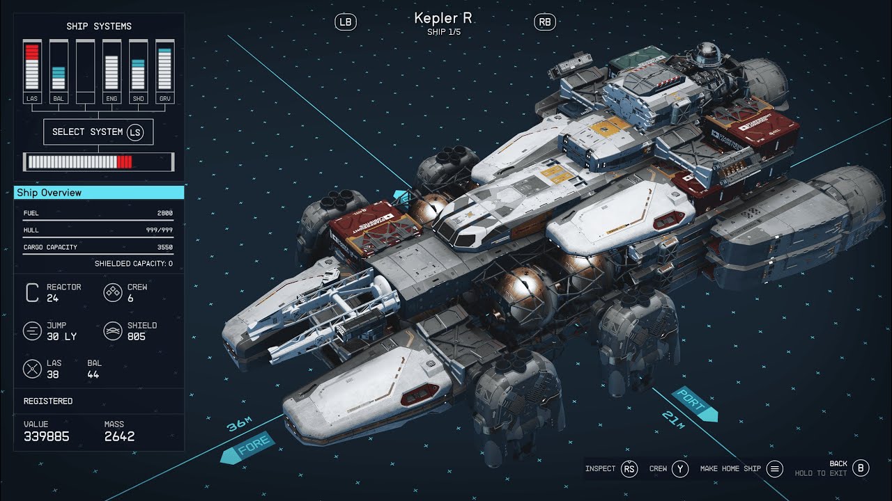Overdesigned Starfield Gameplay Overdesigned helped Walter Stroud with Project Got ...
