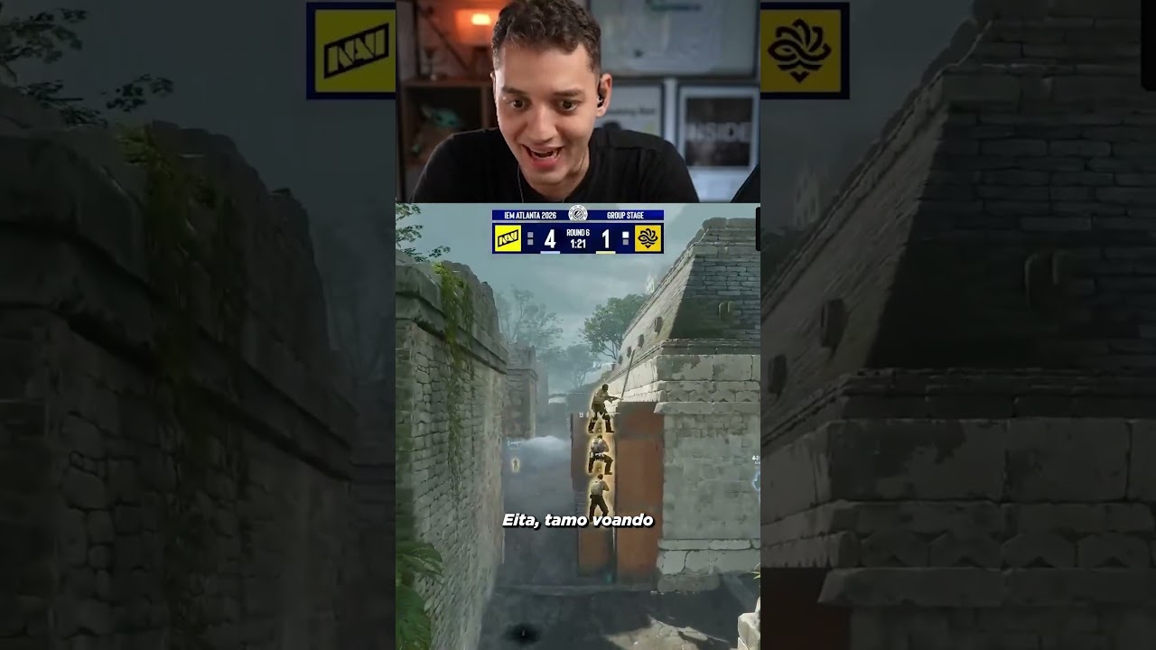 ELE TAVA VOANDO NO MAPA