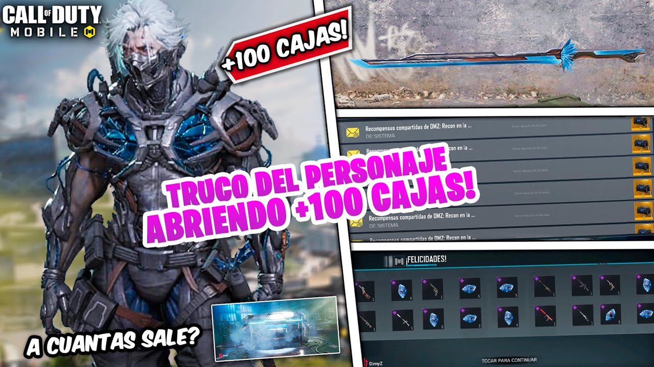 ABRI +100 CAJAS KUIJI + TRUCO PARA ABRIR CAJAS Y SALGA PERSONAJE CUANTAS SALE? COD MOBILE | Dimitry