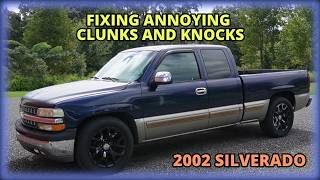 2002 Chevy Silverado Knock Fixes | Steering Column, Shocks & Center Support Bearing | Ep. 2