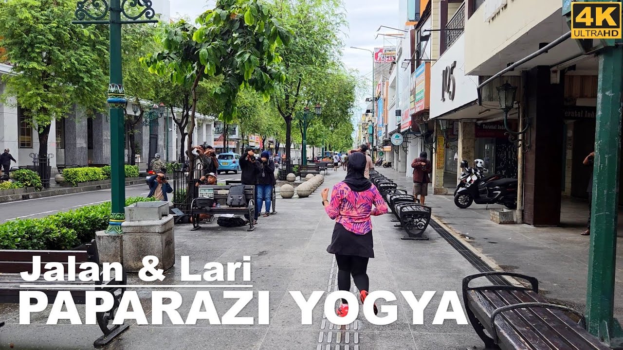 JALAN MALIOBORO PAGI❗Jalan & lari dgn paparazi pagi dari Selasar ⇾ Malioboro ⇾ Alun Alun Jogjakarta