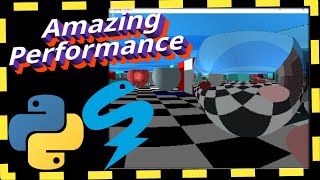 100x more performance in Python with Numba! Ray Tracing Maze 3d game