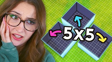 the sims 4 but every room is the SAME size