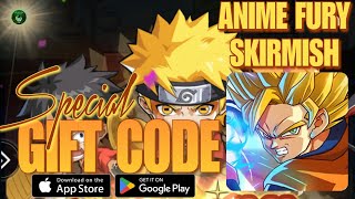 Anime Fury: Skirmish Special Gift Code 🎁 #1 Ultimate RPG Anime Rumble Fusion -android/iOS