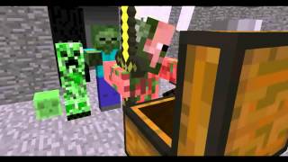 Monster School Combat   Minecraft Animation 7