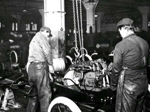 Henry Ford's assembly line turns 100 - YouTube