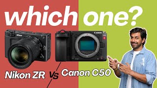 New Cine Battle: Nikon ZR vs Canon EOS C50 Which One Should Filmmakers Buy?