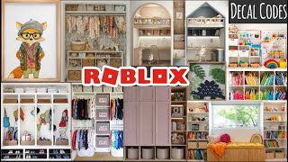 Nursery /Kids Room ROBLOX Decal Codes| PT2 Bloxburg/ Work at a Pizza Place