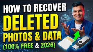 How to Recover Deleted Photos And Data from Pen Drive & SD Card (2026) | 100% Free screenshot 3
