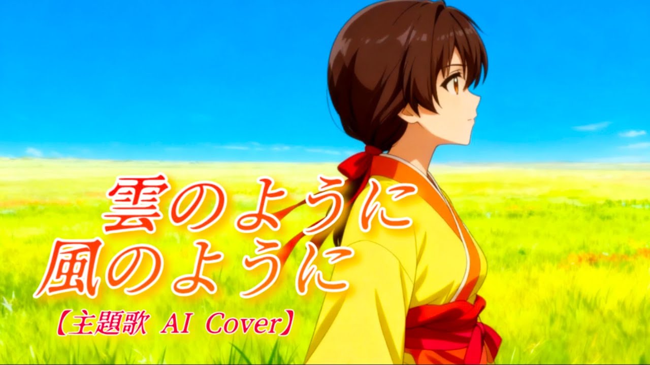 雲のように風のように 主題歌 AI Music Cover - YouTube