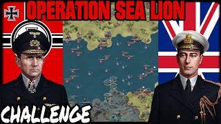 CHALLENGE MODE OPERATION SEA LION! Updated World Conqueror 4 screenshot 2