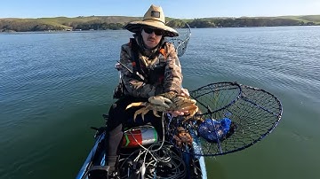 California Crabbing from a Kayak 1/28/23