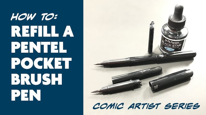 How to Refill Pentel Color Brush Pen 