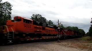 Lash Up Of CSX CP BNSF Train