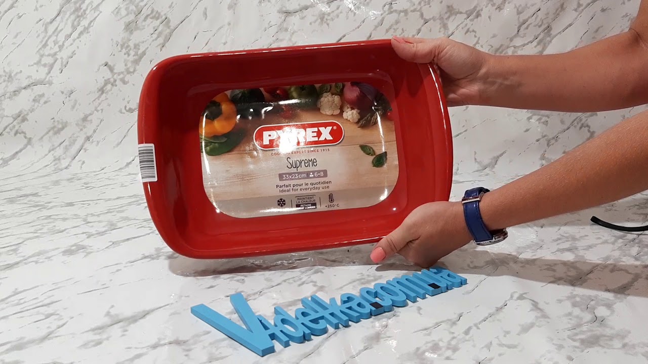 Форма 33х23 см Pyrex Supreme Red купить на официальном сайте по