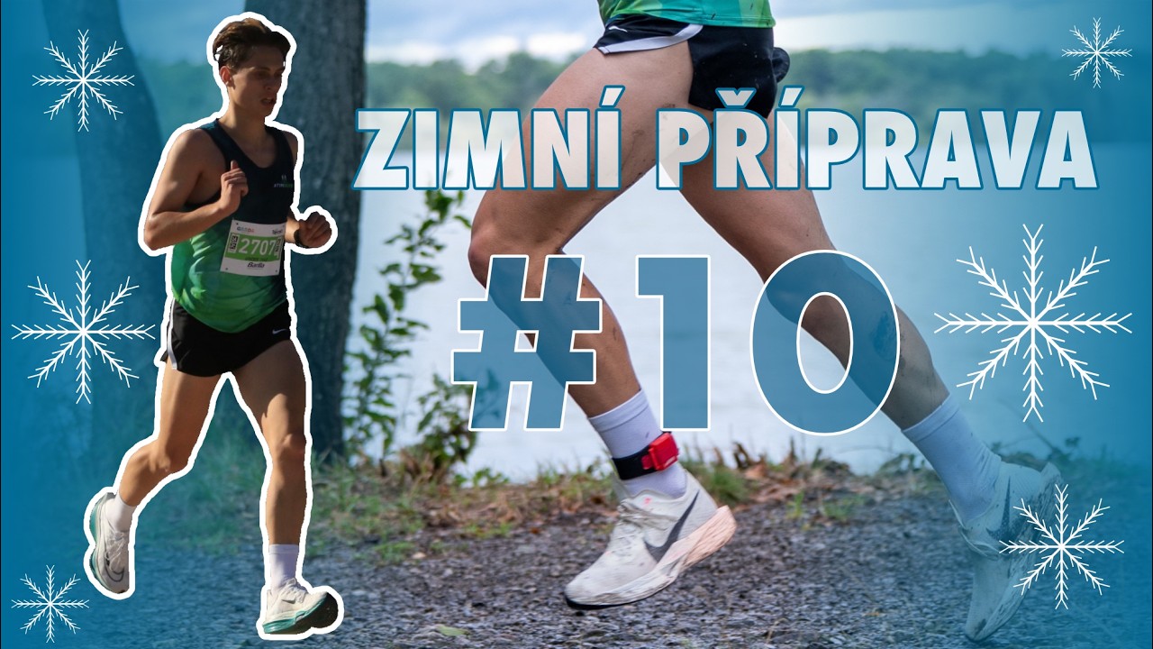 MOJE ZIMNÍ BĚŽECKÁ PŘÍPRAVA | 6x1500M (3:29/KM) A TEMPÁČ 25-20-15 | +95KM/TÝDEN📈 | #10