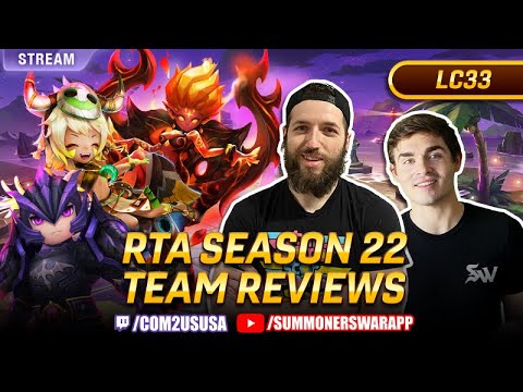 RTA Season 22 Team Reviews w/ Evan and LC33!