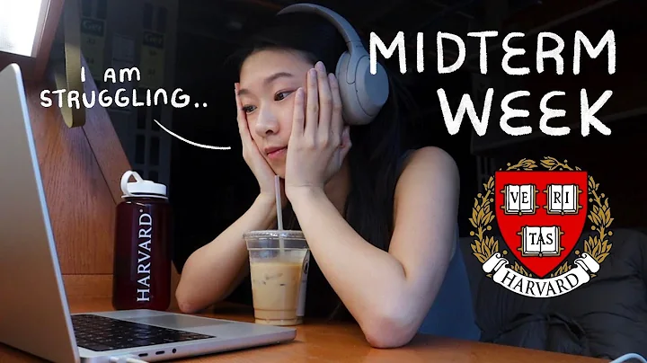 study vlog | harvard midterms  productive, caffein...