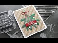 Holiday Card Series 2020 - Day 20 - Specialty Cardstock Die Cutting