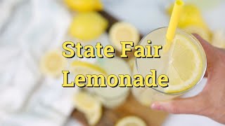 3-Ingredient Homemade Lemonade (Just like at the state fair!)