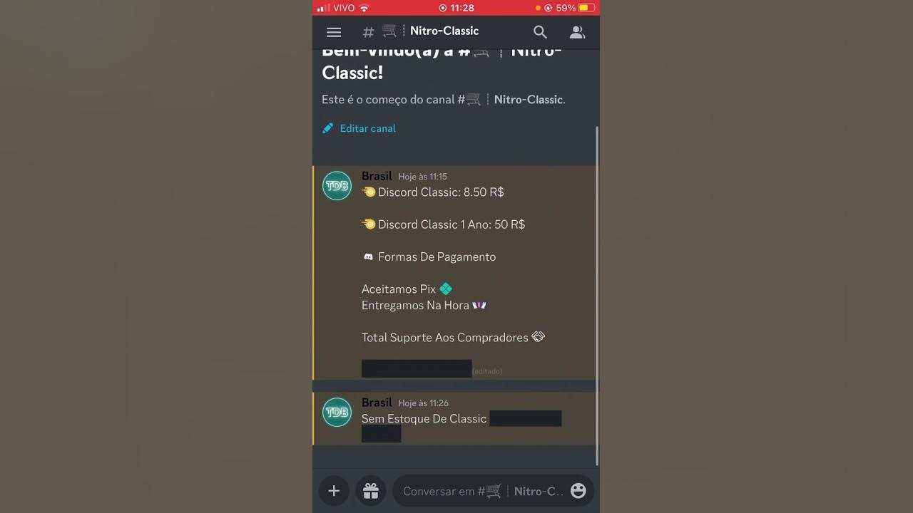 Loja De Nitro Discord Barata - YouTube