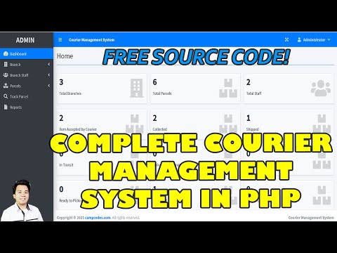 Complete Courier Management System in PHP MySQL | Free Source Code Download