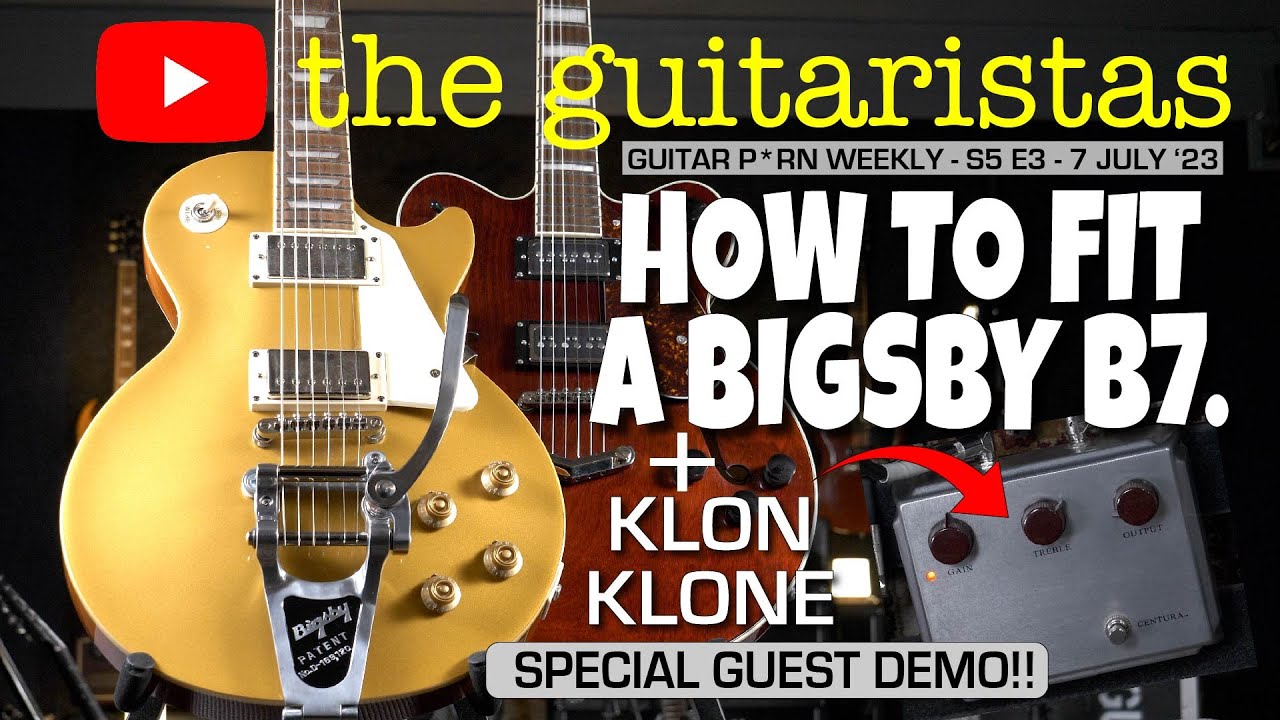 Fitting Bigsby To A Les Paul 🎸 Klon Klone Guest Demo & Chat