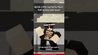 Saitama Move #anime #roblox #fypシ゚ #jjshorts #jujutsushenanigansroblox #onepuncman